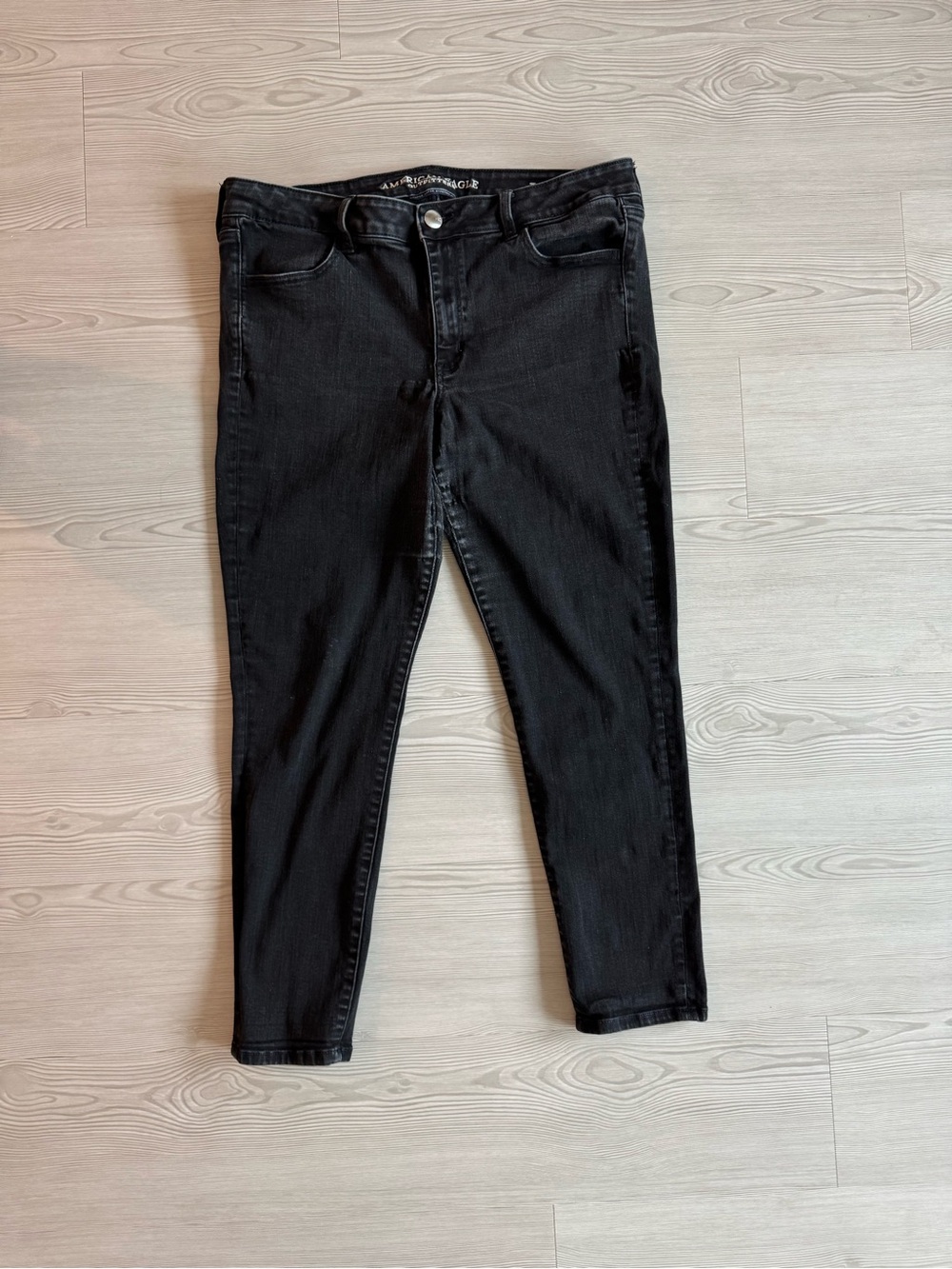 American Eagle Outfitters Black Super Super Stretch Skinny Jeggings